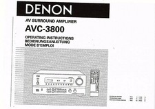 Denon manuale di istruzioni