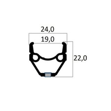 Cerchio alluminio brake 20 - cerchio,