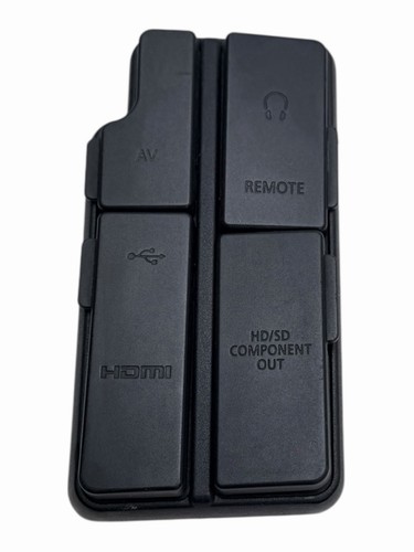 Canon xf300 jack port cover - port,