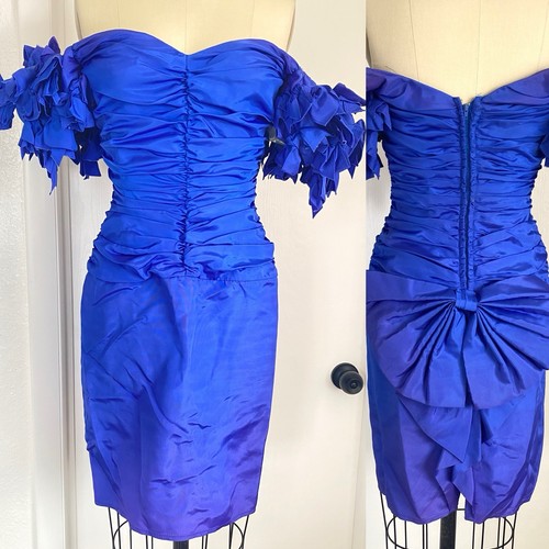Abito vintage anni blu - anni, 80