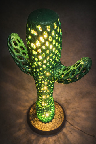 Lampada terra cactus - lampada,