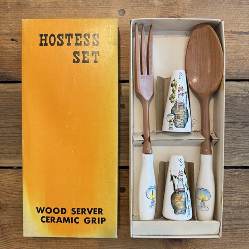 Vintage salad spoon - vintage,