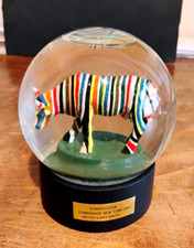 PALLA DI NEVE VETRO SNOWBALL BOUL DE NEIGE COWPARADE NEW YORK 2006 CARY SMITH