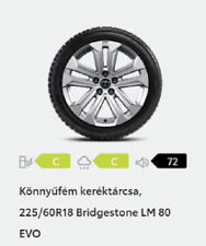 4 Cerchi in lega Toyota RAV4 originali con gomme invernali Bridgestone 225/60R18