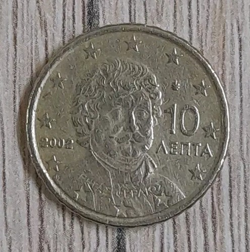 Moneta centesimi grecia - 10,