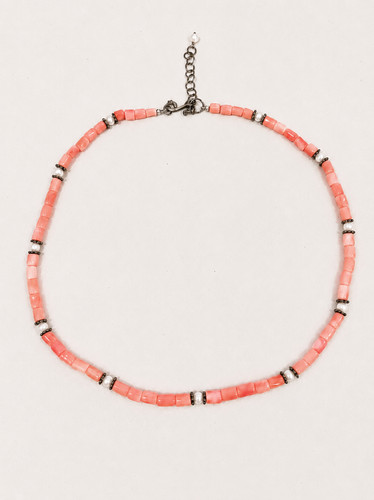 Collana perle corallo - collana, di