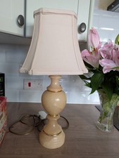 Heavy Vintage Alabaster Lamp