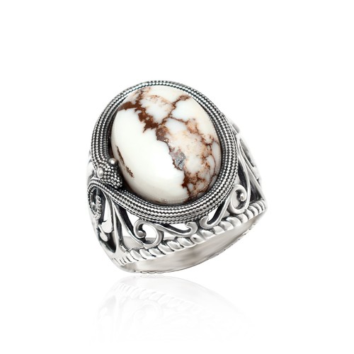 Anello con sigillo serpente - , in