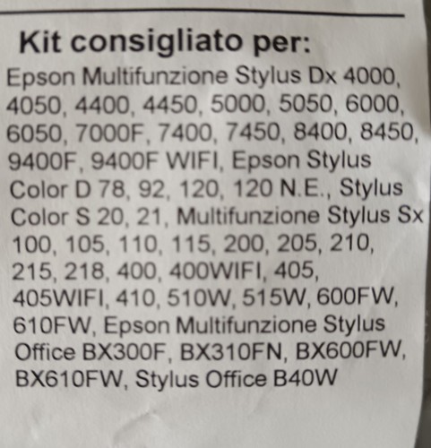 Cartucce compatibili per - 19,