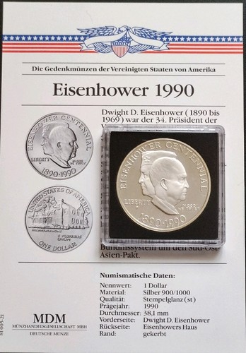 Usa dollaro 1990 argento - 1,
