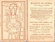 Banco di Roma Postcard Vintage