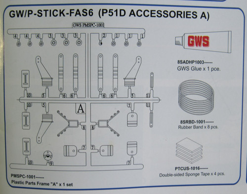 Gws 51d mustang - gws, p-51d