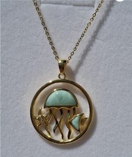 Ciondolo larimar con - larimar,