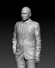 Modellino figure presidente russo scala 1/35 stampato in resina