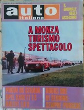 AUTO ITALIANA N°14 4 APRILE 1968 PROVA SU STRADA: OPEL KADETT LS RALLYE 1.9 S