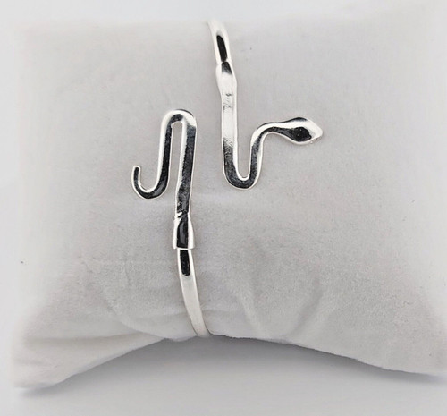 Bracciale serpente argento - bracciale, in