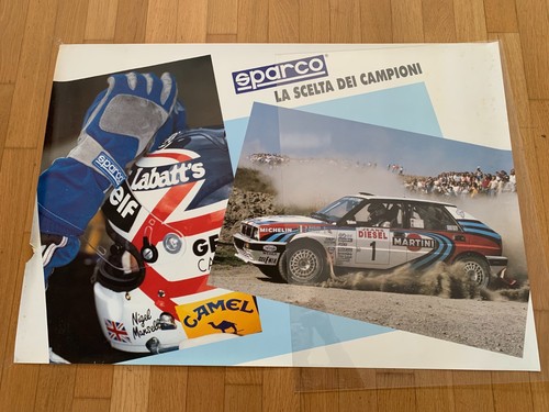 Poster sparco lancia delta - sparco,