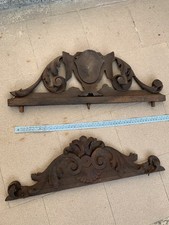 Due Antiche decorazioni in legno per testata letto