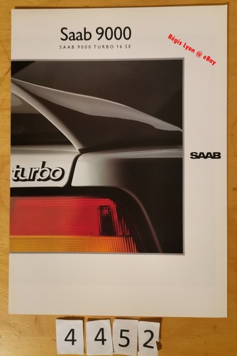 Saab 9000 turbo brochure - turbo, se