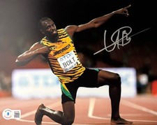 USAIN BOLT AUTOGRAFO FIRMATO