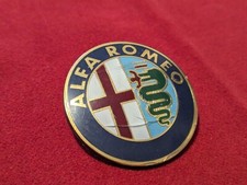 ALFA ROMEO 75MM LOGO SIGLA EMBLEMA FREGIO STEMMA SCRITTA TARGHETTA BADGE TARGA