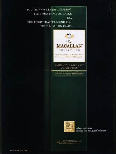 Macallan whisky rare - ad,