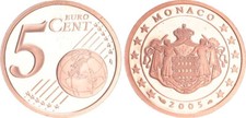 Monaco 5 Cent 2005 Moneta IN