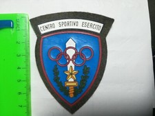 SCUDETTO DA BRACCIO TOPPA PATCH CENTRO SPORTIVO ESERCITO  ITALIANO Orig.100%