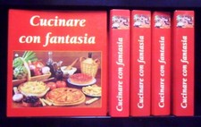 Cucinare con fantasia. 5 raccoglitori anelli 10 argomenti IMP 1998. Ricette foto