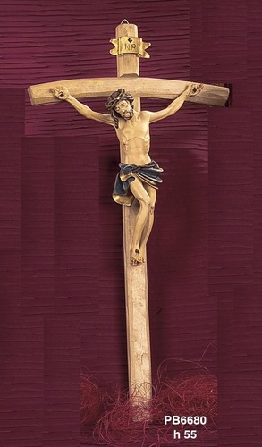Crocifisso legno 55 con - in,