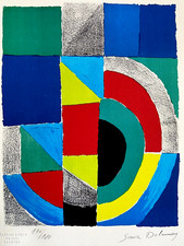 Sonia Delaunay Litografia COA