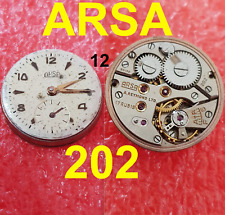 Movimento arsa cal. 202 a reymond ltd dial 20mm movement watch for parts vintage