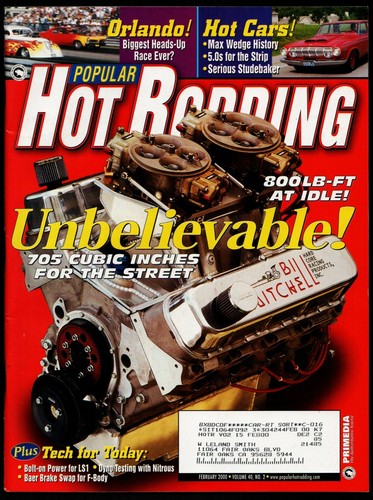 Febbraio 2000 popolare rivista - 2000,