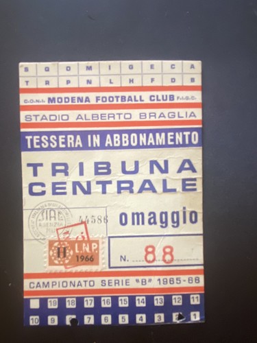 Abbonamento calcio modena - calcio,
