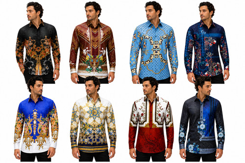 Camicia elegante uomo lusso