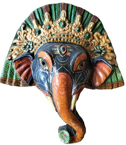 Maschera ganesh indra jatra - ganesh,