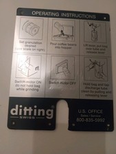 Ditting Coffee Grinder