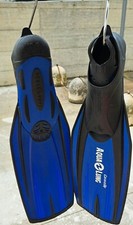PINNE TECHNISUB AQUALUNG A SCARPETTA NUOVE 42/43 COLORE BLU