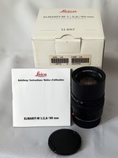 Leica 90/2.8 Elmarit-M #3622556, type 11807, Germany 1993, caps,boxed Like New