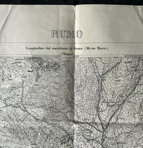Rara cartina militare - cartina,