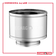 Terminale Antivento A Botte Stufe Pellet/Legna Acciaio Inox Aisi316 Apros CAPE