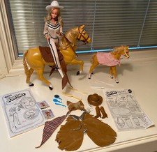 Vintage barbie 1980s western - barbie,