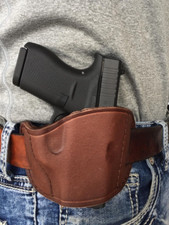 Fondina pistola in pelle