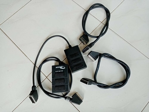 Lotto cavi prese scart - lotto,