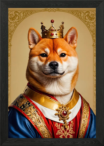 Quadro shiba inu - shiba, king