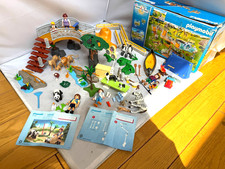 Playmobil 70343 Family Fun Lion Recinto Zoo e 70105.5653.9323 incompleto