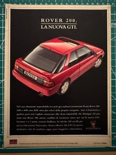 Rover 200 GTi Pubblicità