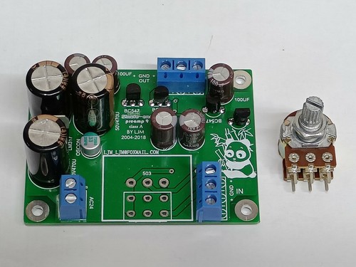 Preamplificatore pcb classe - preamplificatore, in
