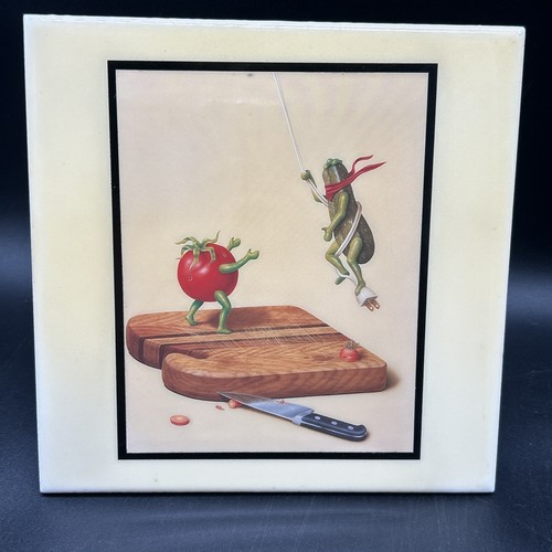 Greg brown art tile - art, trivet