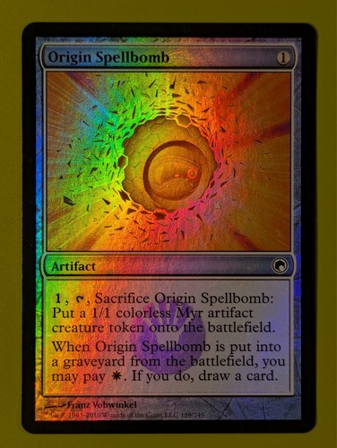 Foil origin spellbomb scars - foil, x1